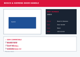 Bosch Door Handle - Product Showcase