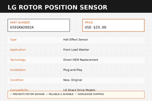 LG Rotor Position Sensor - Why Choose Us