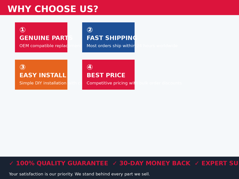 LG Grey Door Handle - Why Choose Us