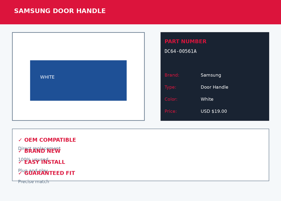 Samsung Door Handle - Product Showcase
