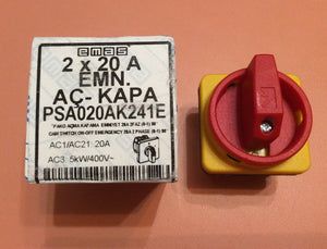 On / Off Switch Two-phase Two-way Psa020ak241e / 20а / 230 - 400v For Electric Stoves Emas, Turkey