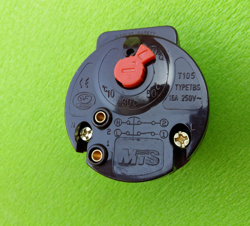 Thermostat mechanical MTS / type TBS / 16A / 250V with thermal protection (for electric heaters) / L = 270mm (brown)