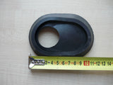 Rubber seal for boiler gasket oval flange with a seat