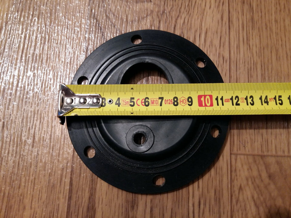 Rubber seal for boiler flange 6 under Ø120mm bolts (Round, Atlantic, Tesy) offset