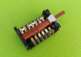 Six-position switch 860501K / 16A / 250V / T150 for elektroduhovok CANDY, ORION 7LA GOTTAK, Spain