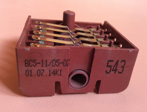 Five-way switch BC5-11 / 16A / 250V / T150 for Turkey Cooktop
