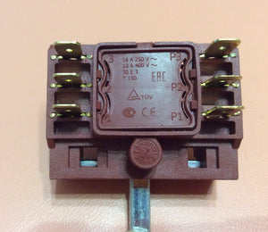 Four position switch AC304A (AC3) / 16A / 250V / T150 (outside contacts 3 + 3) JRGESON Turkey