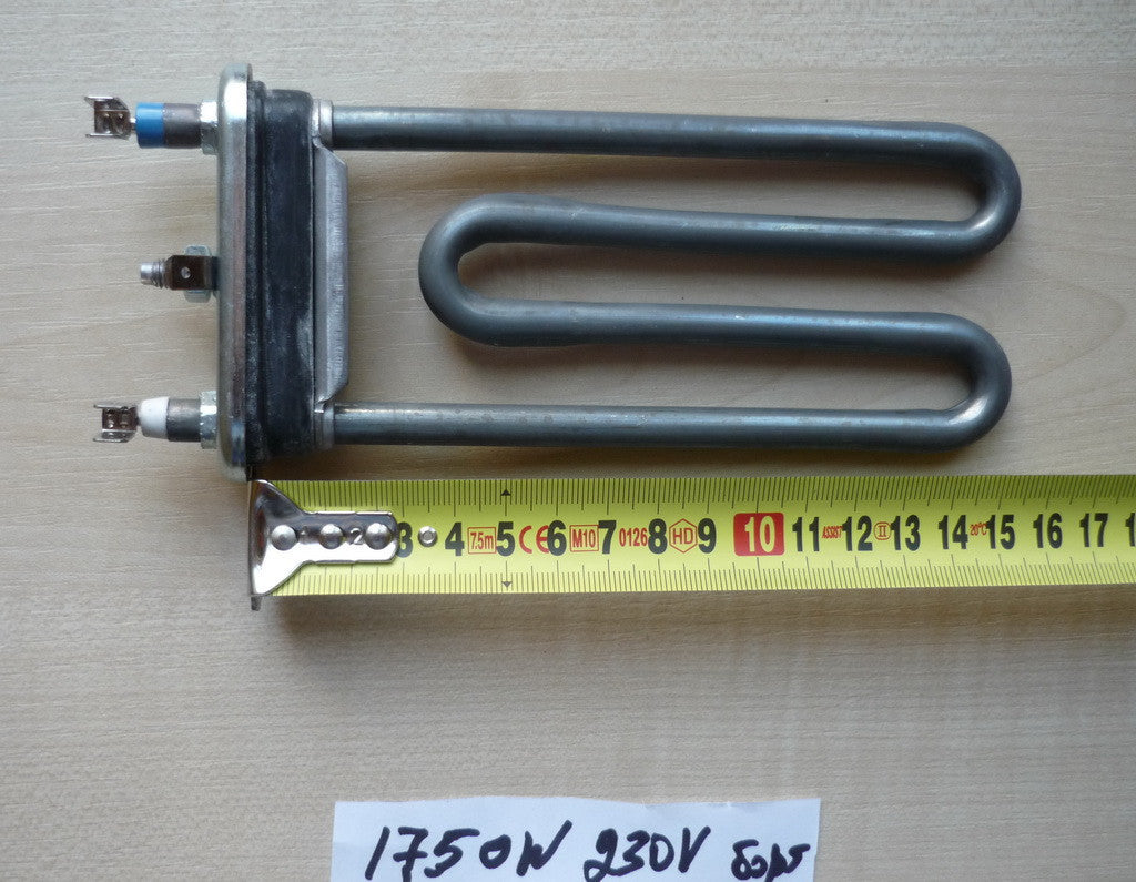 Heating element for washing machine 1750 W / L = 154mm (without space for the sensor) Thermowatt, Italy