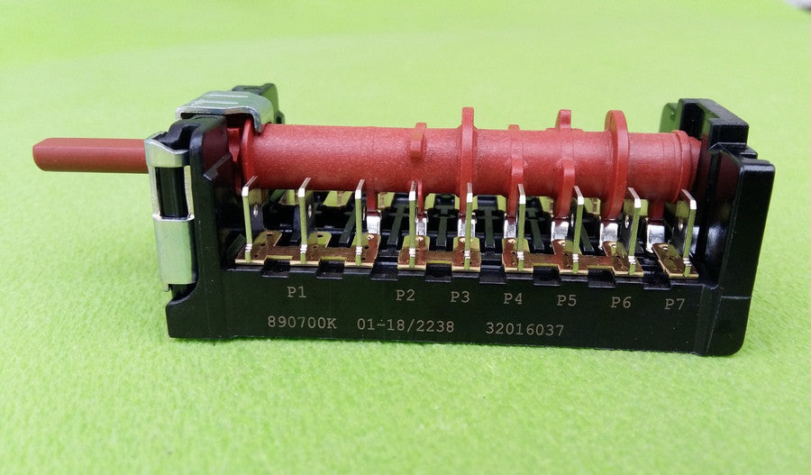 Switch Nine position 890700K / 16A / 250V / T150 for electric, elektroduhovok 7LA GOTTAK, Spain
