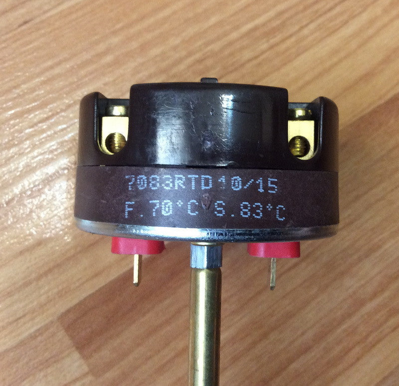 Thermostat Mechanical RTD 20а / 250v With Thermal protection (for heating elements) / Length 270mm Reco, Italy