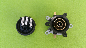 The contact group №3 / ZL-301-D (top-bottom) / 13A / 250V / T125 (single termoplastinoy) for electric kettles