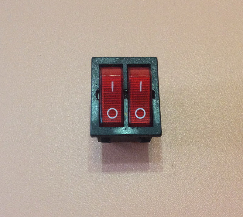On / Off button DUAL model S13113 / 16A / 250V / T125 (with LED) RED SETEL, Turkey