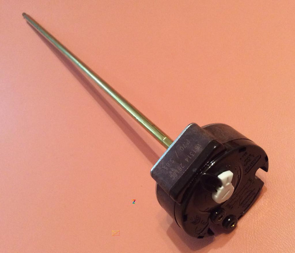 Thermostat mechanical RTS 3 / 20A / 250V with thermal protection (for electric heaters) / L = 270mm Thermowatt, Italy