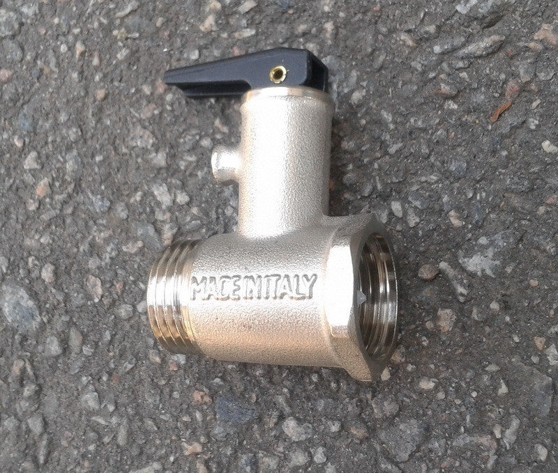 Safety check valve for the boiler to 1/2 "with a flag (lever) Italy