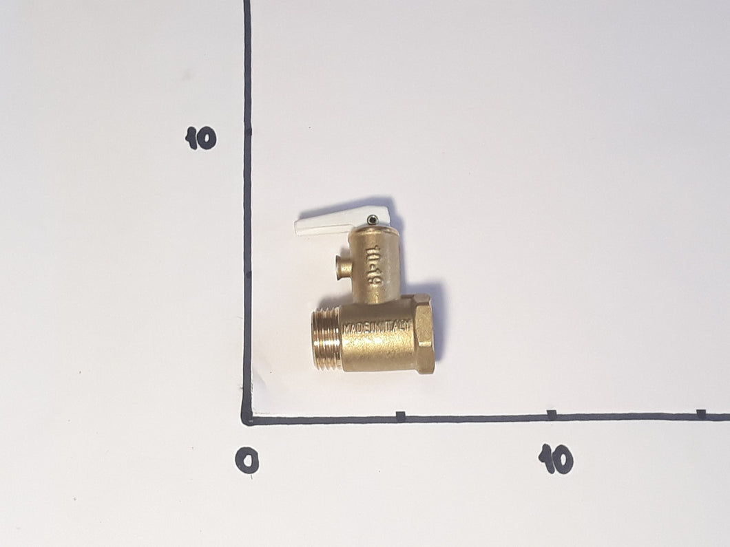 The safety valve on the thread of 1/2 'for the boiler (Italy)