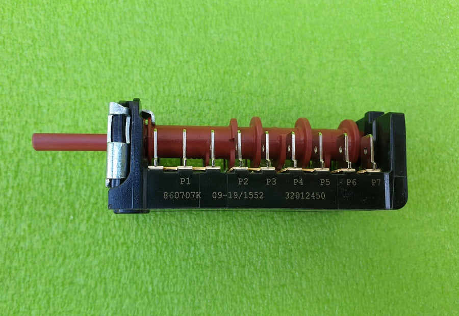 Switch Six position 860707k (32012450) / 16а / 250v / Т150 For electric ovens (7la Gottak)