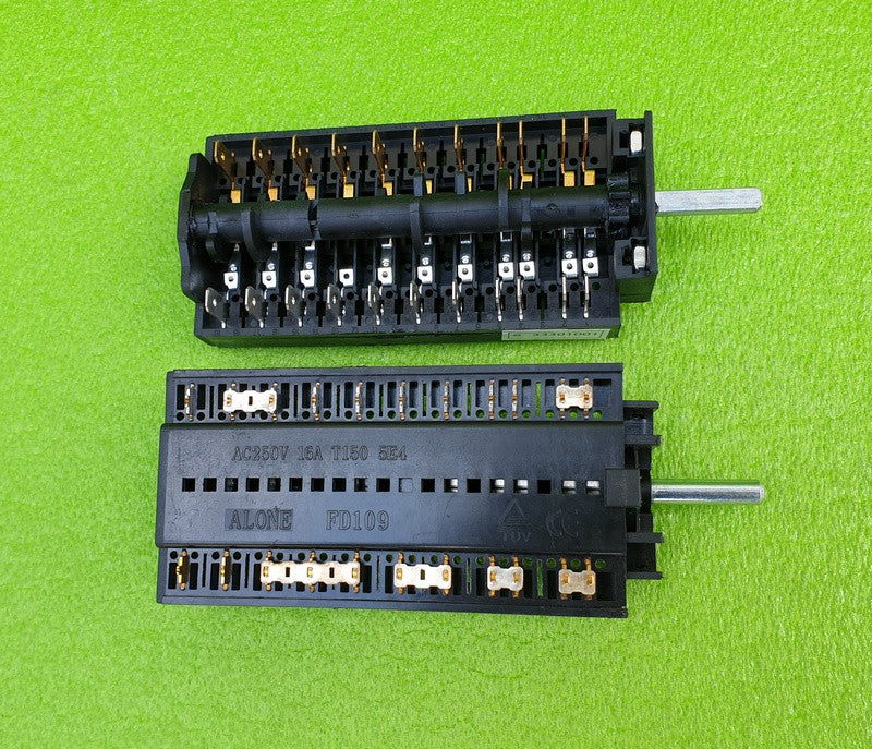 Seven-position switch ALONE FD109 / 16A / 250V / T150 for electric ovens "PYRAMIDA" (33301001) ORIGINAL