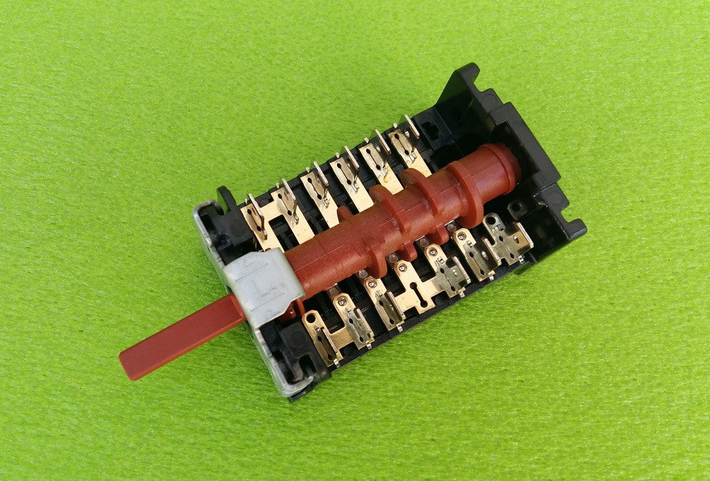 Six-position switch 860501K / 16A / 250V / T150 for elektroduhovok CANDY, ORION 7LA GOTTAK, Spain
