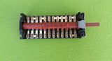 Switch Nine position 891202K / 16A / 250V / T150 oven "HANSA", "Kaiser" 7LA GOTTAK, Spain