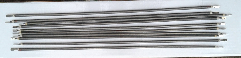 Teng, Ten, Heating element flexible straight (air) Ø6.5mm / 800W / L = 100cm stainless steel Sanal, Turkey