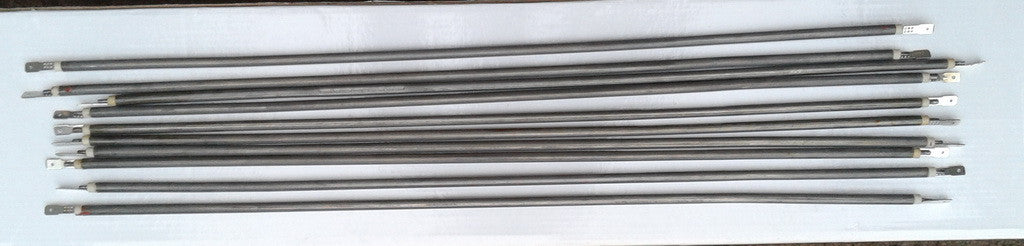 Teng, Ten, Heating element flexible straight (air) Ø6.5mm / 1200W / L = 150cm from stainless steel Sanal, Turkey