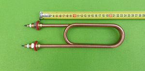 Teng, Ten, Heating element water for distillers 1500W ("STAPLE") / 220V / COPPER (on brass fittings Ø16mm) Turkey