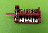 Five-way switch 850 515 / 16A / 250V / T150 for electric stoves, elektroduhovok 7LA-GOTTAK, Spain