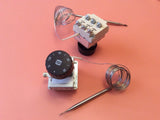 thermostat three-pole / three-phase capillary mmg: tmax = 300 ° c / 16a - 400v / l = 220cm hungary