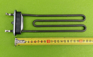 Teng, Ten, Heating element "bent" for washing machine Gorenje 2400 W / 220V / L = 225mm (without hole for the sensor) RZ, Italy