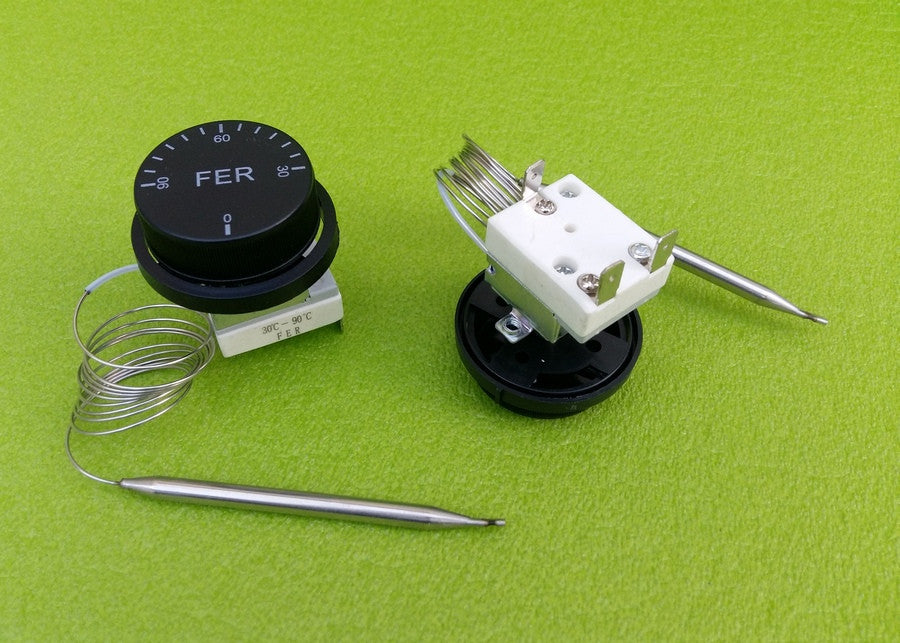 capillary mechanical thermostat fer / t = 50 - 300 ° c / 16a / 250v / l = 100cm (for 3 contacts) turkey