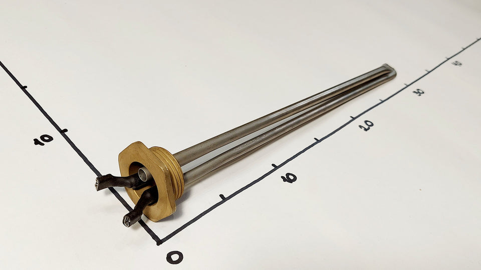 Heating element for radiator 500w with left-hand thread 1 "Kawai