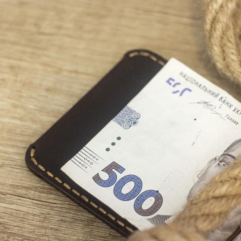 New! OldSalt Mini Men's Leather Wallet with Money Clip