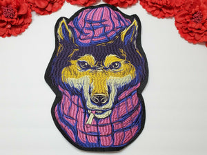  Large Wolf Patch, Fashion Embroidered Iron On Animal Patch