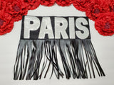  Fashion Letter Patch, Paris Patch, Sequin Sew On Patch