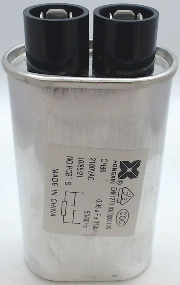 Microwave High Voltage Capacitor, 2100 vac, .95 mfd uf, 13QBP21095