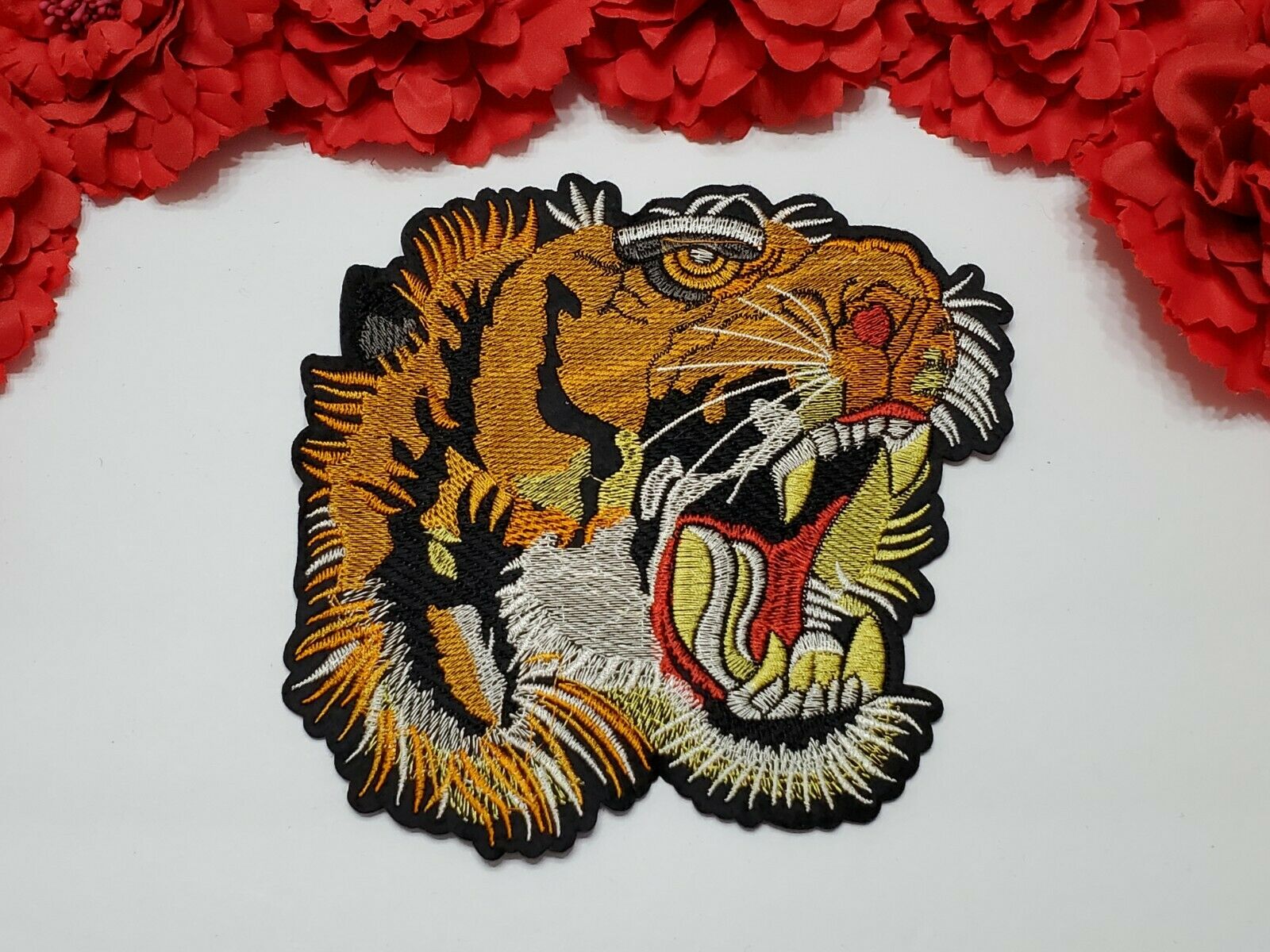 Embroidered Sequin Tiger Shirt